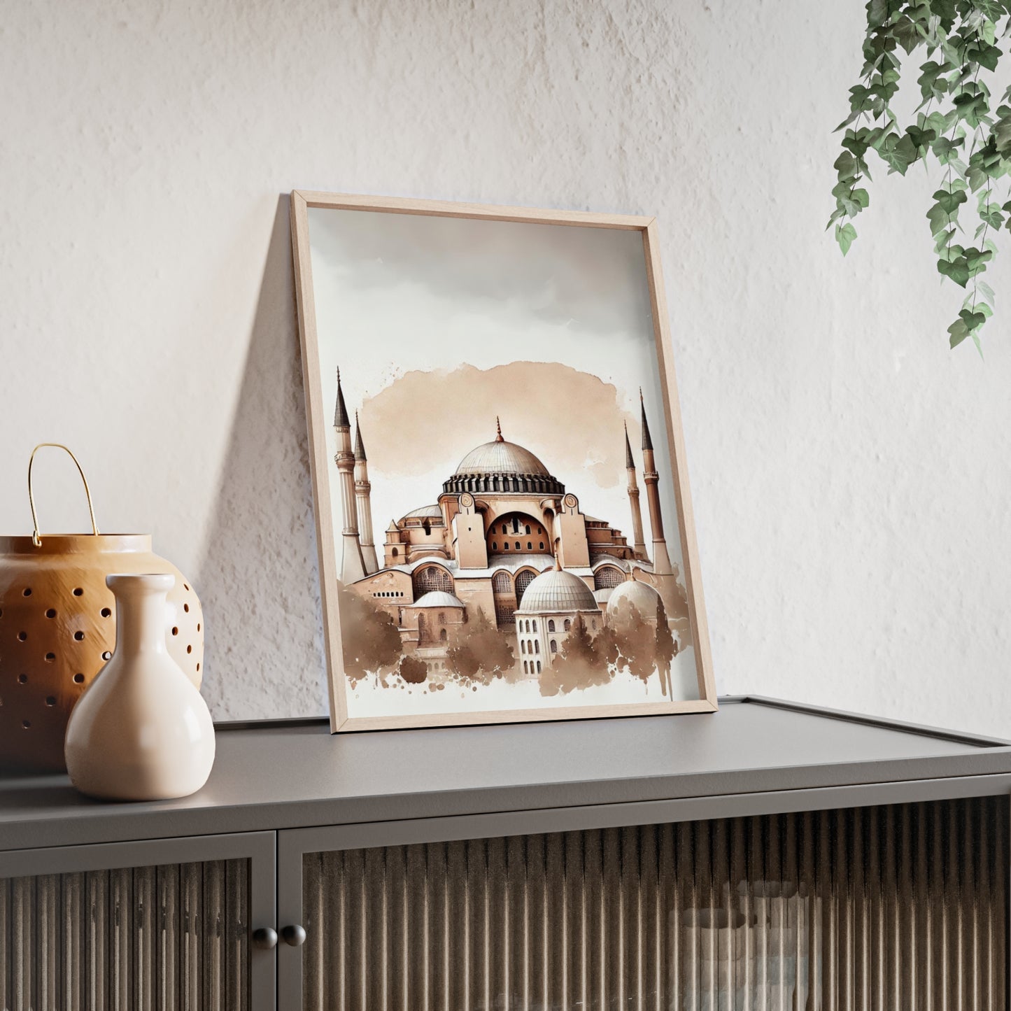 Islamisches Bild mit Rahmen - Ayasofya (Br-004)