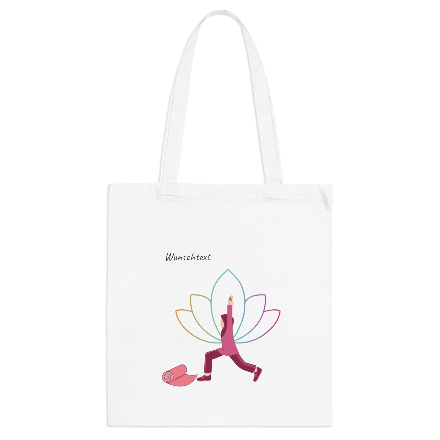 Personalisierte Baumwolltasche-Yoga (PB-015)