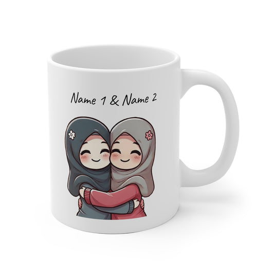 Personalisierte Tasse für beste Freundinnen (PT-007)