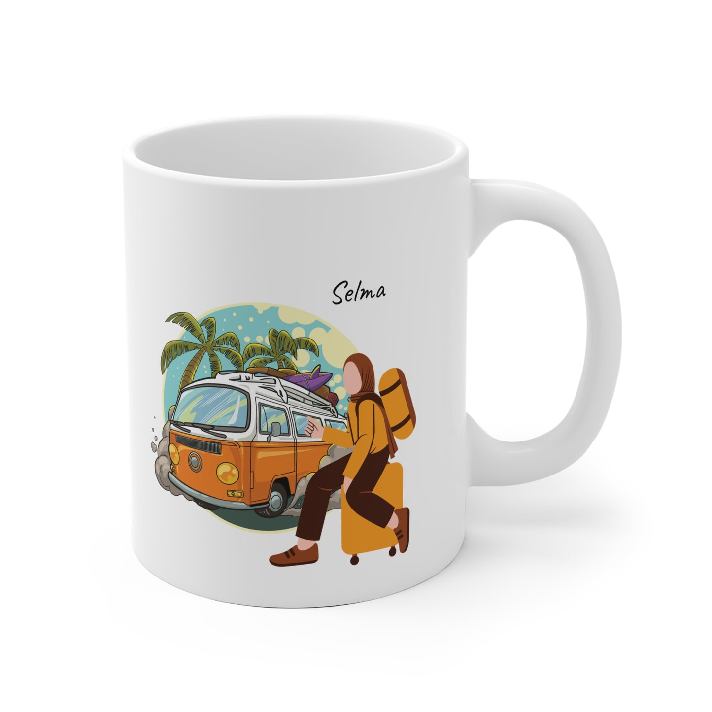 Personalisierte Tasse-Travel (PT-043)