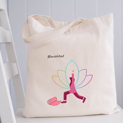 Personalisierte Baumwolltasche-Yoga (PB-015)